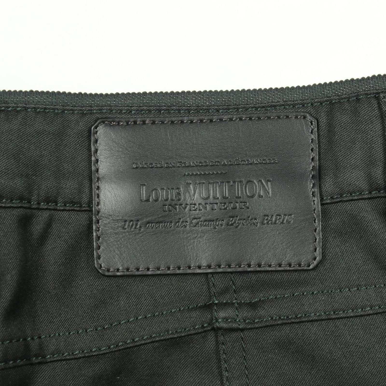 Louis Vuitton Denim Pants Green Cotton Ready Suzu — view 3