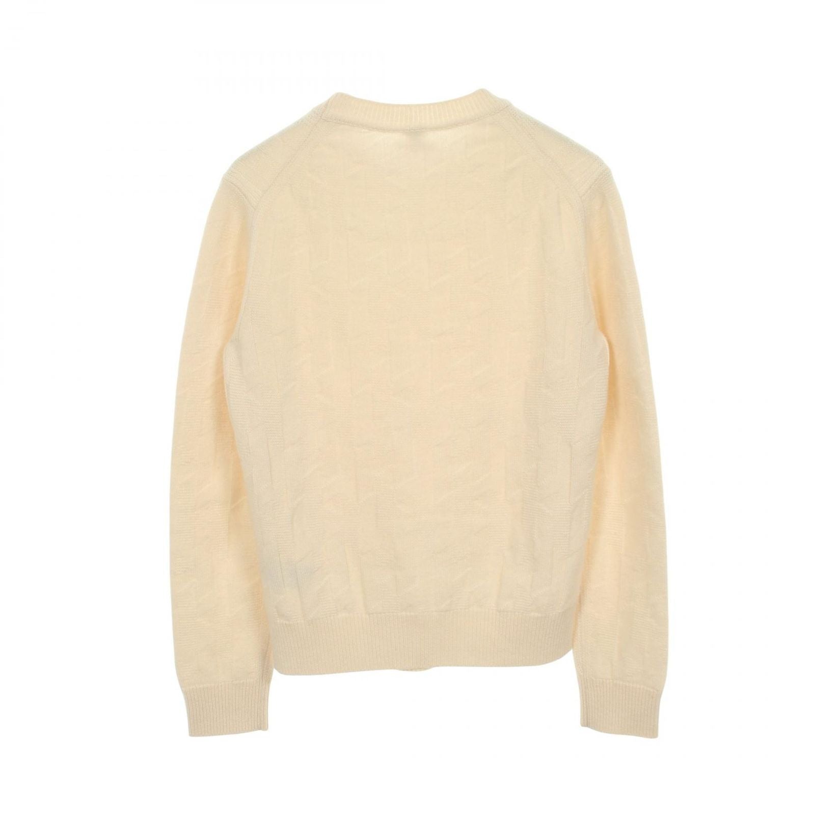 Hermes Knit Motif Fuchs Neck D4 White le Sweater — view 2