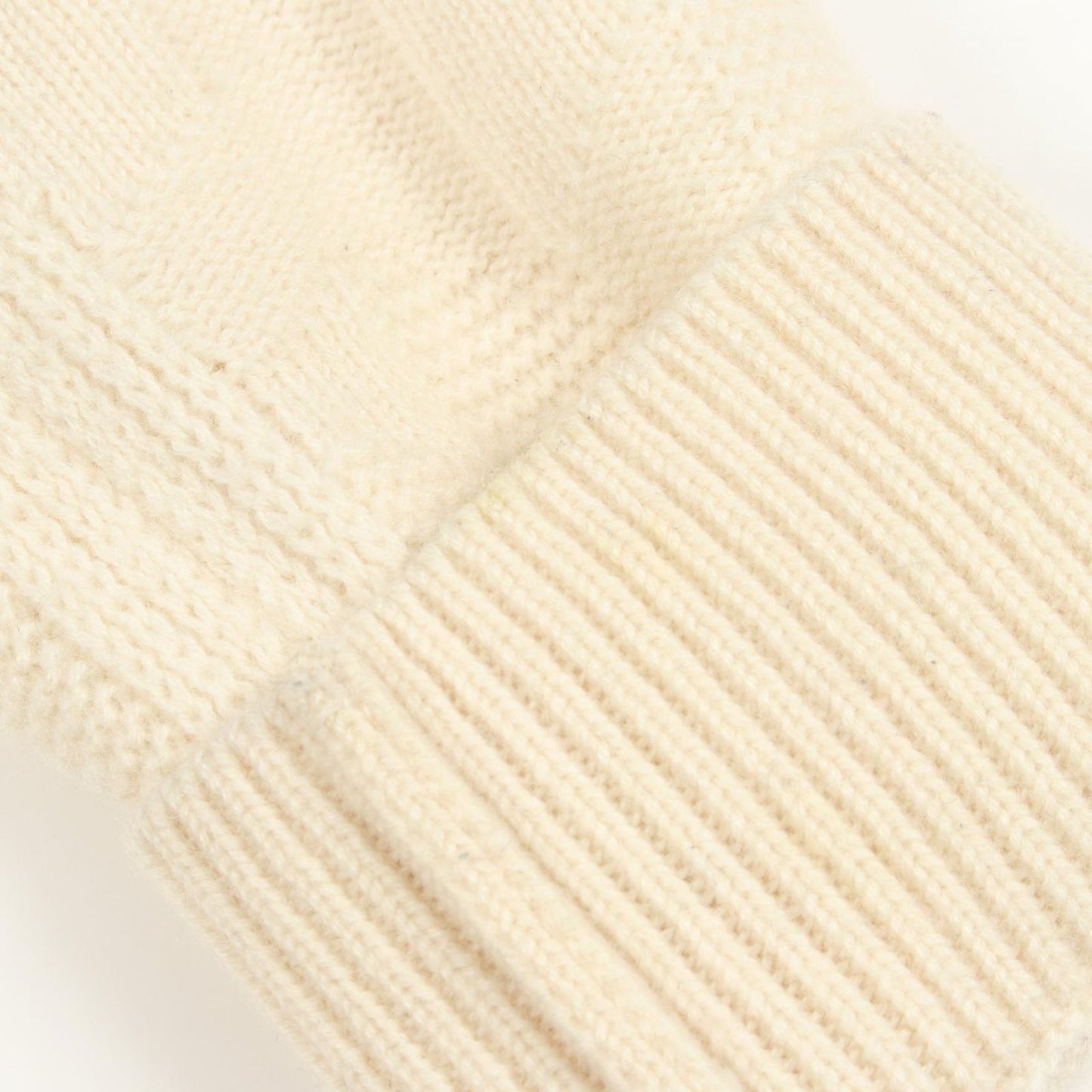 Hermes Knit Motif Fuchs Neck D4 White le Sweater — view 6