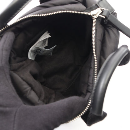 Moncler Mont Cles le Handbag Micro Caradoc 2-Way Black Nylon Leather Suce — view 3