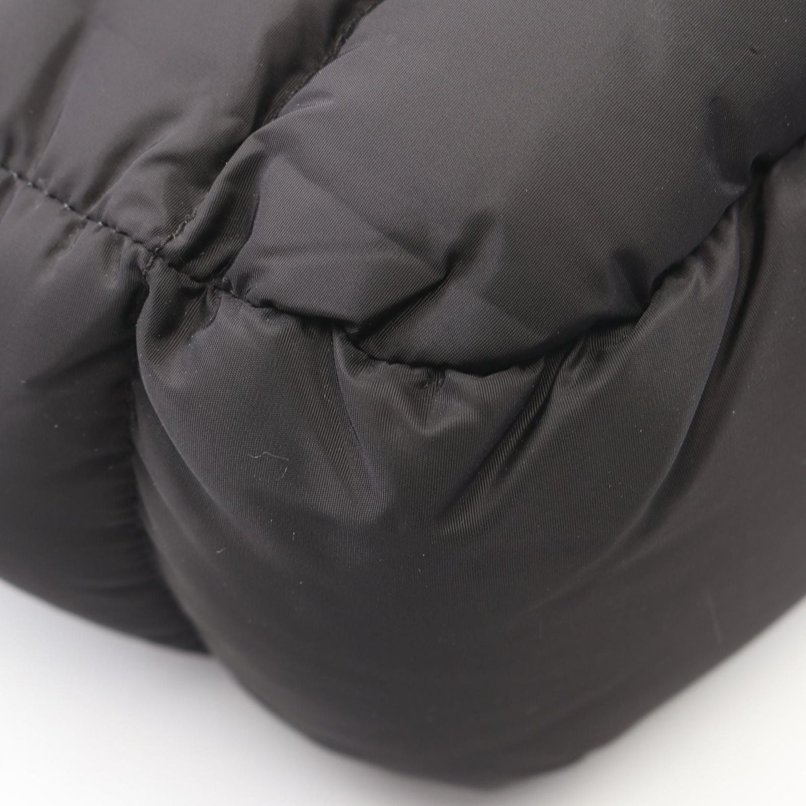 Moncler Mont Cles le Handbag Micro Caradoc 2-Way Black Nylon Leather Suce — view 6