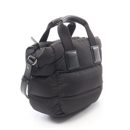 Moncler Mont Cles le Handbag Micro Caradoc 2-Way Black Nylon Leather Suce — view 2