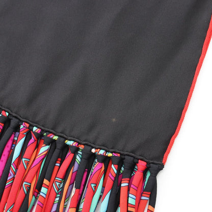 Hermes Shawl Fringe Silk Scarf — view 6