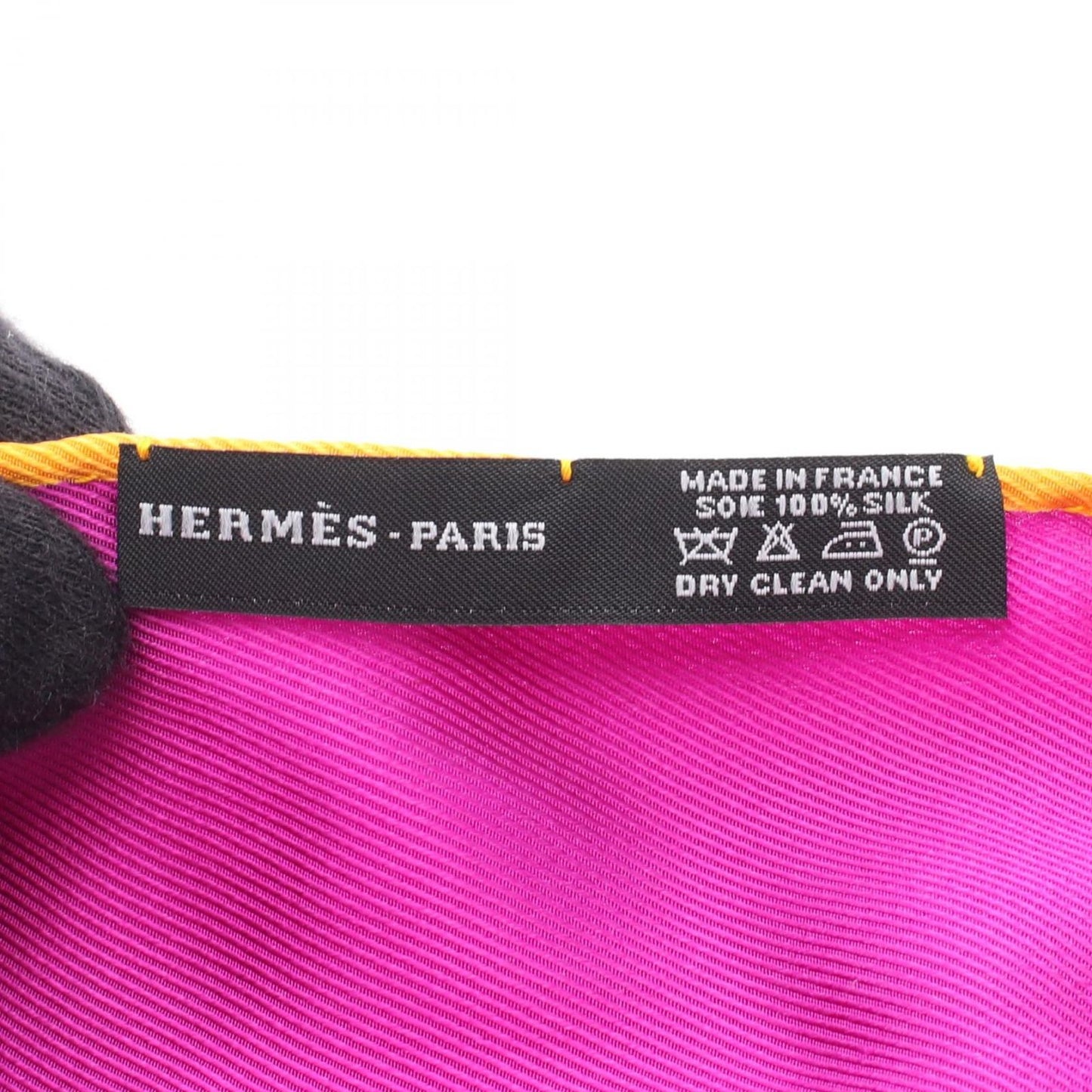 Hermes Shawl Fringe Silk Scarf — view 2