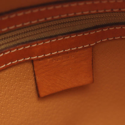 Celine Handbag Macadam Dark Brown Canvas Leather Hand — view 4