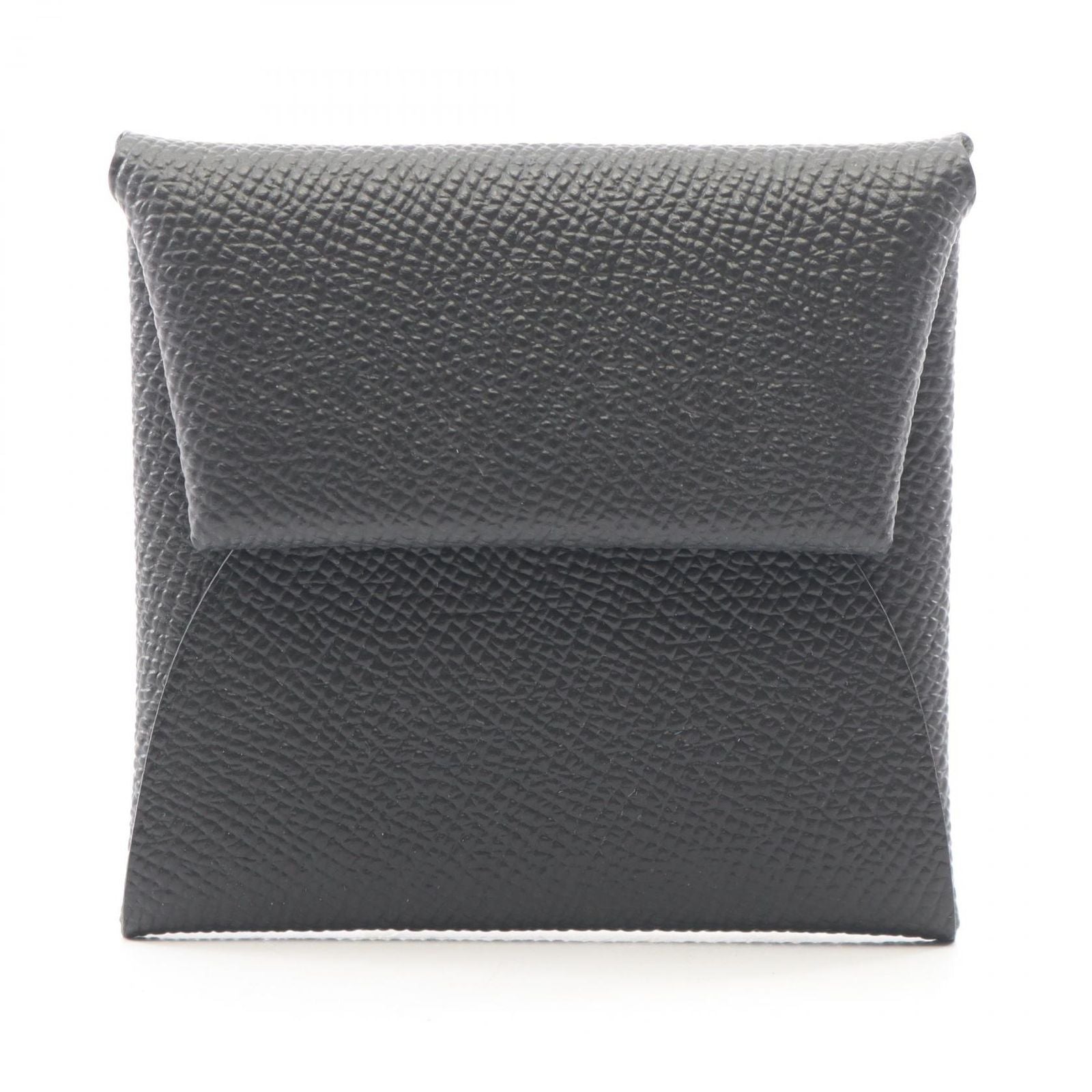 Hermes Coin Case Bastia Black Leather