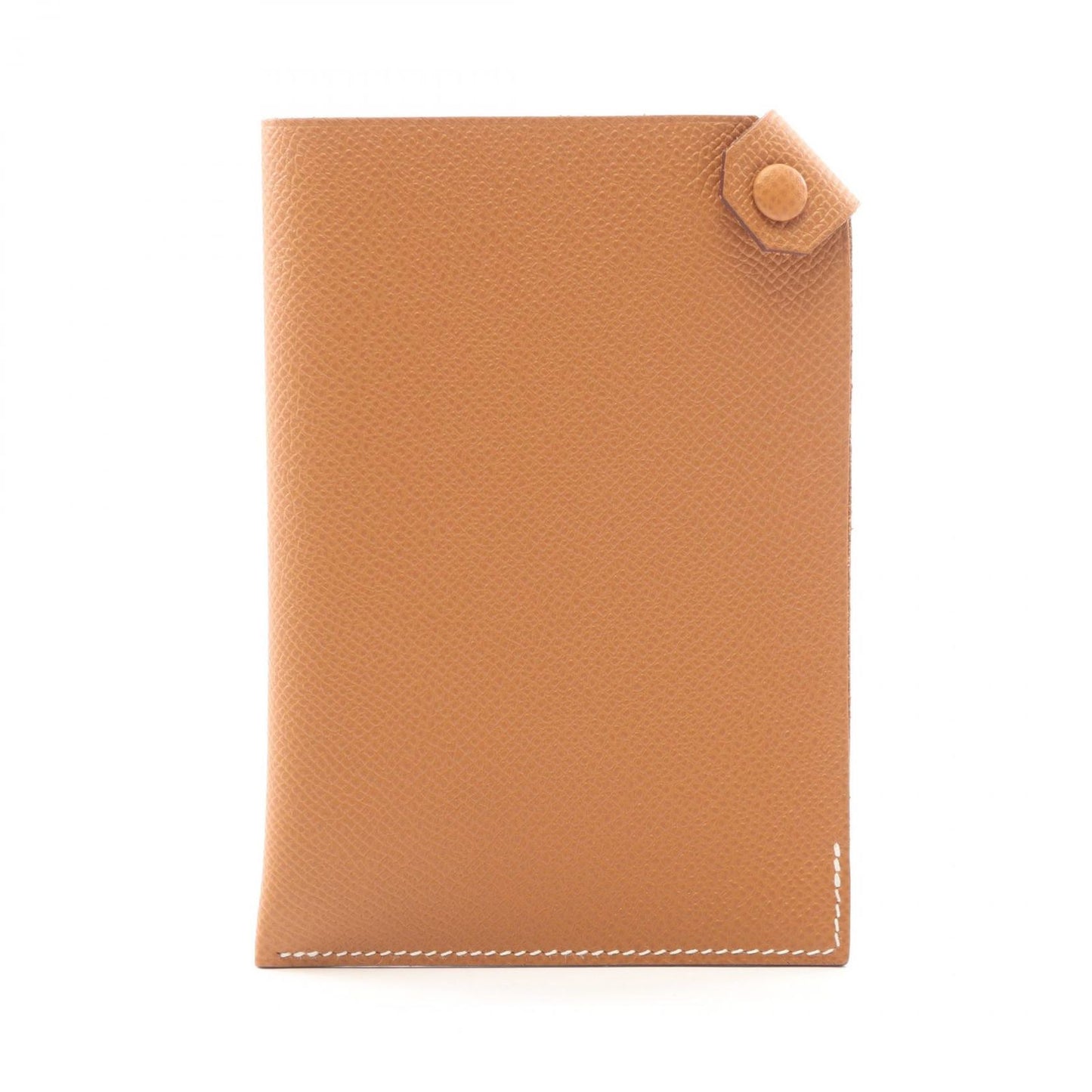 Hermes Card Case Tarmac PM Gold Leather