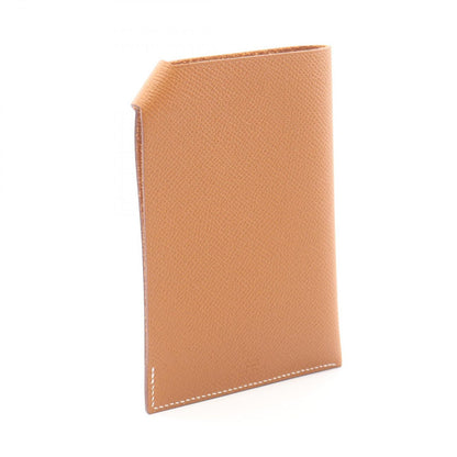 Hermes Card Case Tarmac PM Gold Leather — view 2