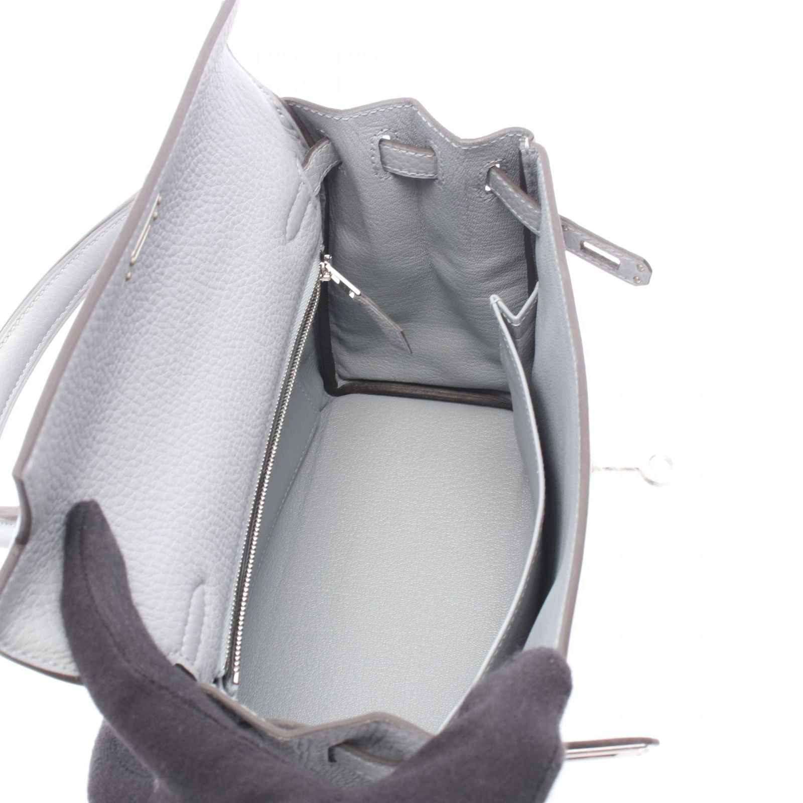 Hermes Handbag Kelly 25 Glypantan Retourne 2-Way Leather — view 3