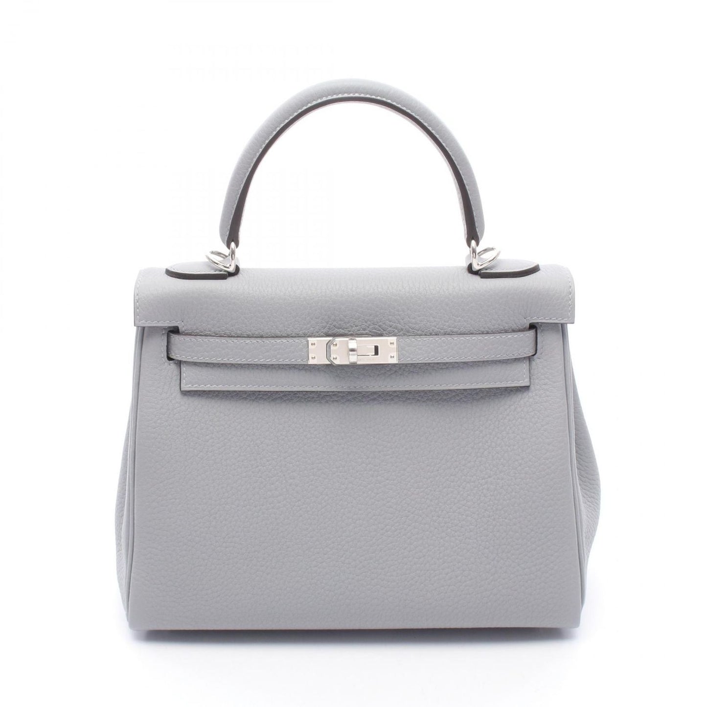 Hermes Handbag Kelly 25 Glypantan Retourne 2-Way Leather