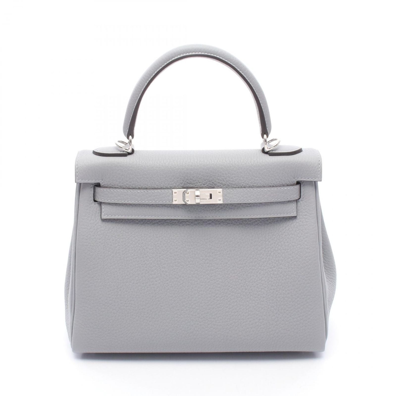 Hermes Handbag Kelly 25 Glypantan Retourne 2-Way Leather