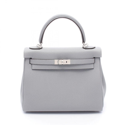Hermes Handbag Kelly 25 Glypantan Retourne 2-Way Leather