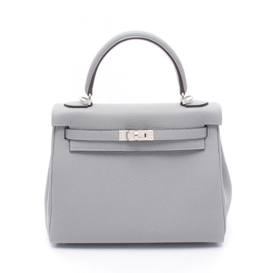 Hermes Handbag Kelly 25 Glypantan Retourne 2-Way Leather