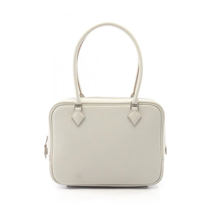 Hermes Handbag Mini Plume 20 Gris Perle Leather