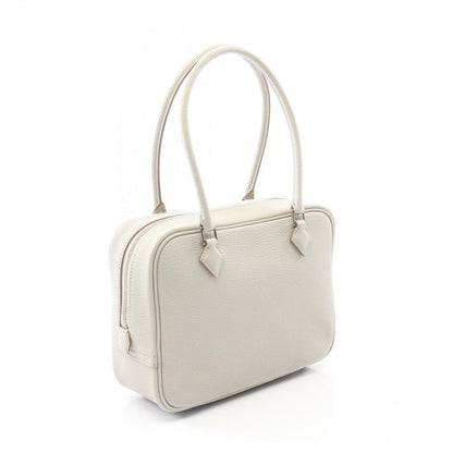 Hermes Handbag Mini Plume 20 Gris Perle Leather — view 2