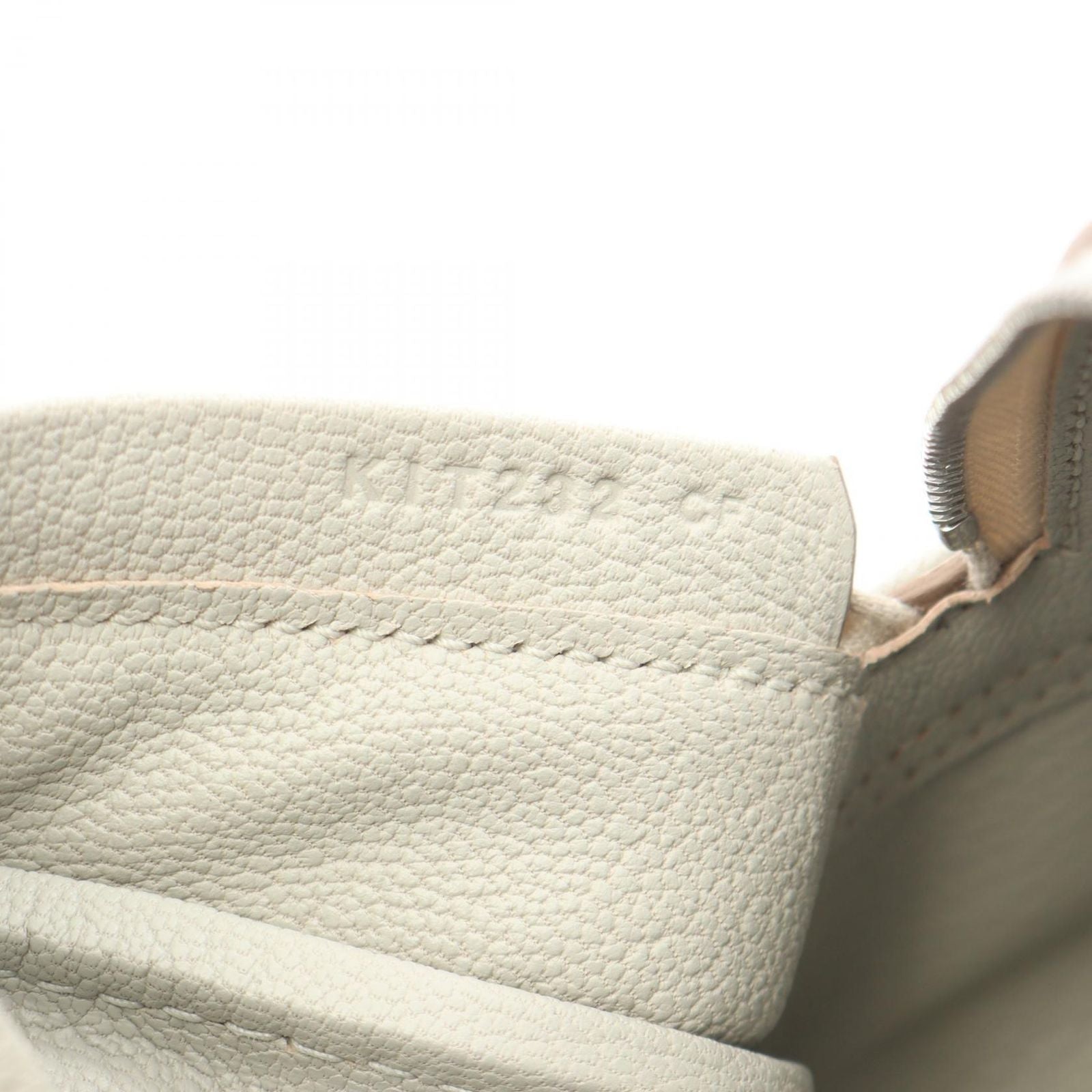 Hermes Handbag Mini Plume 20 Gris Perle Leather — view 5