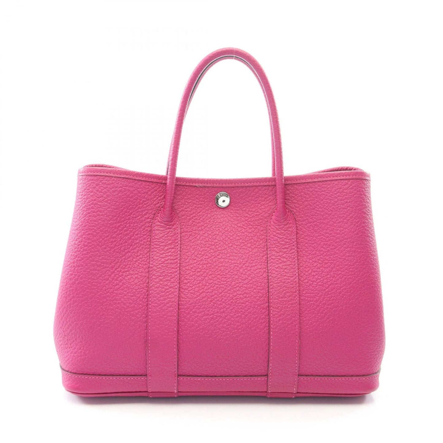 Hermes Tote Garden Party TPM Rose Purple Leather Calf