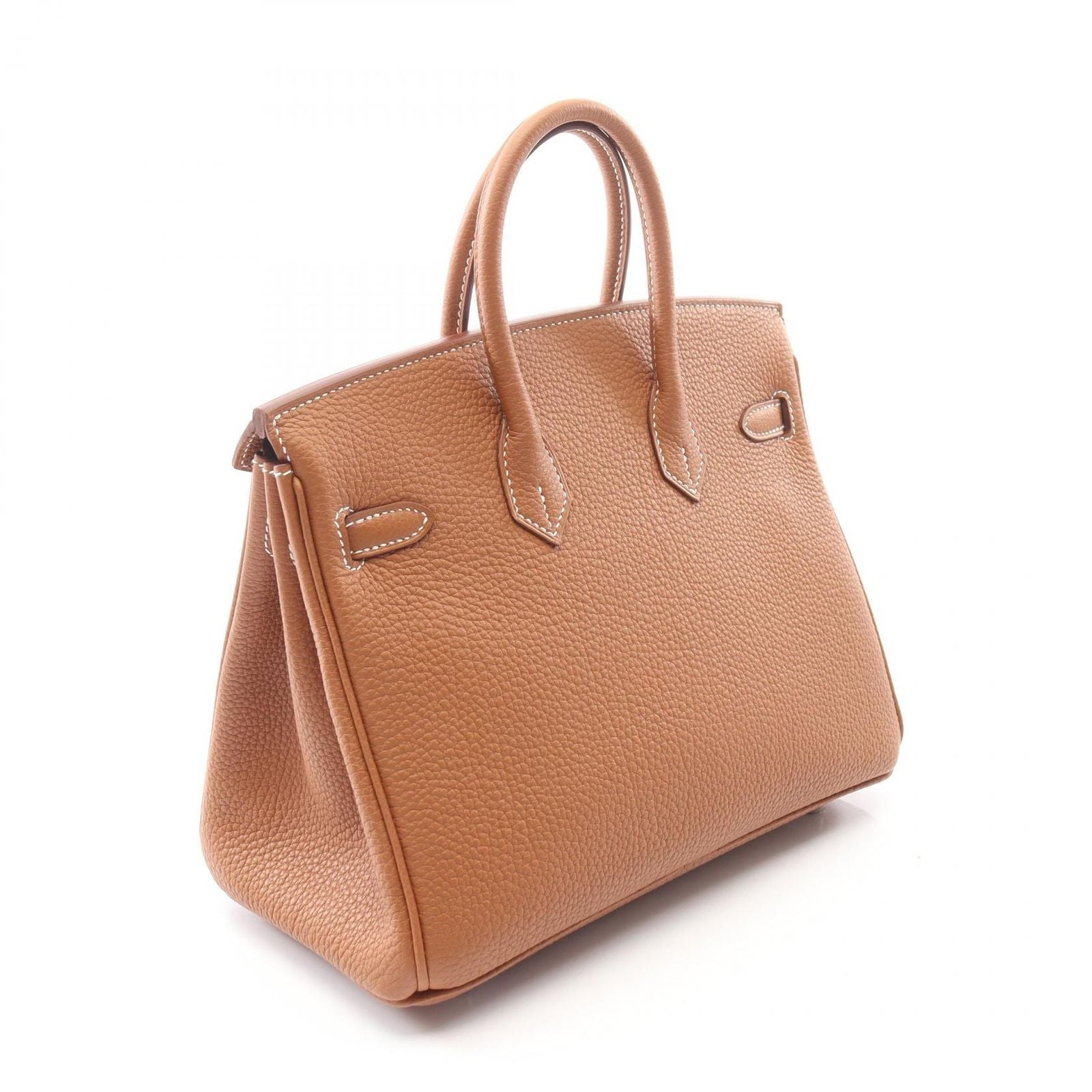 Hermes Handbag Birkin 25 Gold Leather — view 2