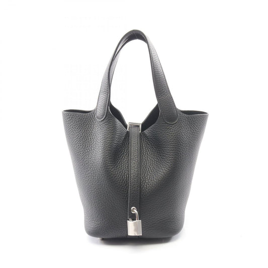 Hermes Handbag Picotin Lock PM Black Leather
