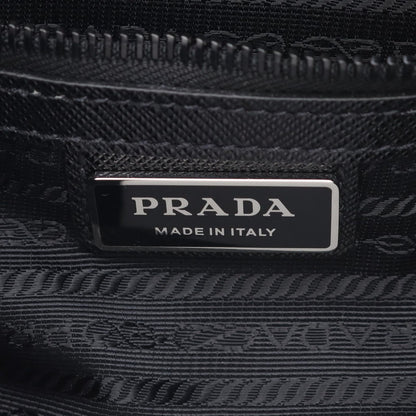 Prada Shoulder Bag Re-Nylon Tessuto Saffiano 2 Black Nylon Leather — view 4