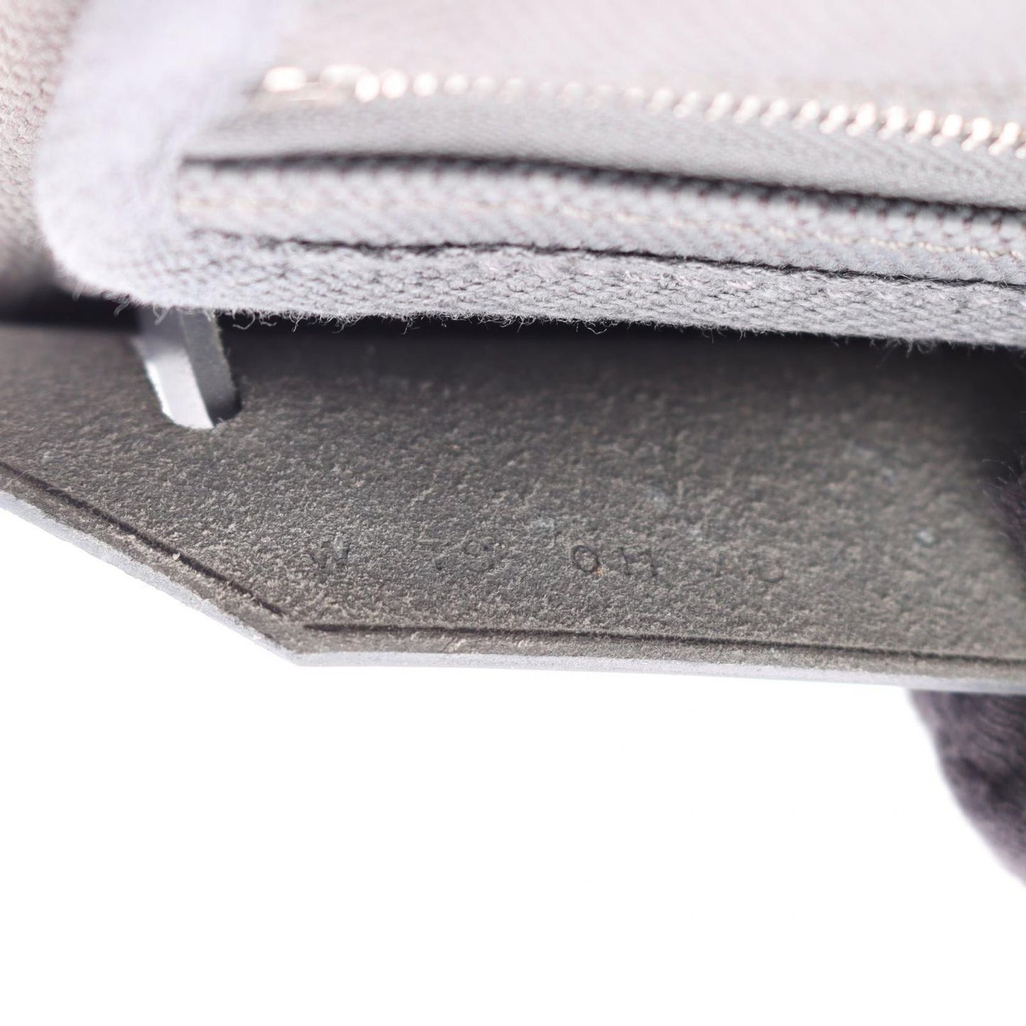 Hermes Shoulder Bag Herbag Zip Mini Ardoise Canvas Leather Suce — view 5