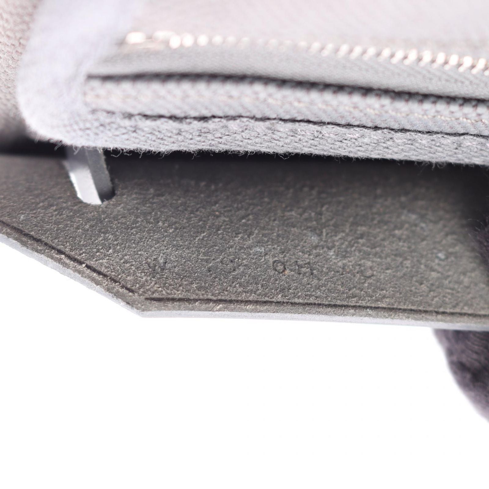 Hermes Shoulder Bag Herbag Zip Mini Ardoise Canvas Leather Suce — view 5
