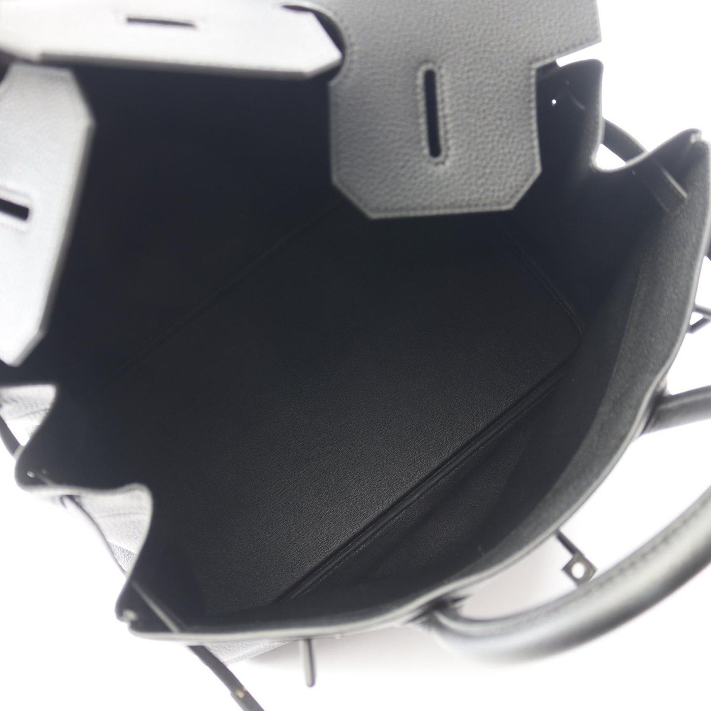 Hermes Handbag Haut a Courroies Black Leather — view 3