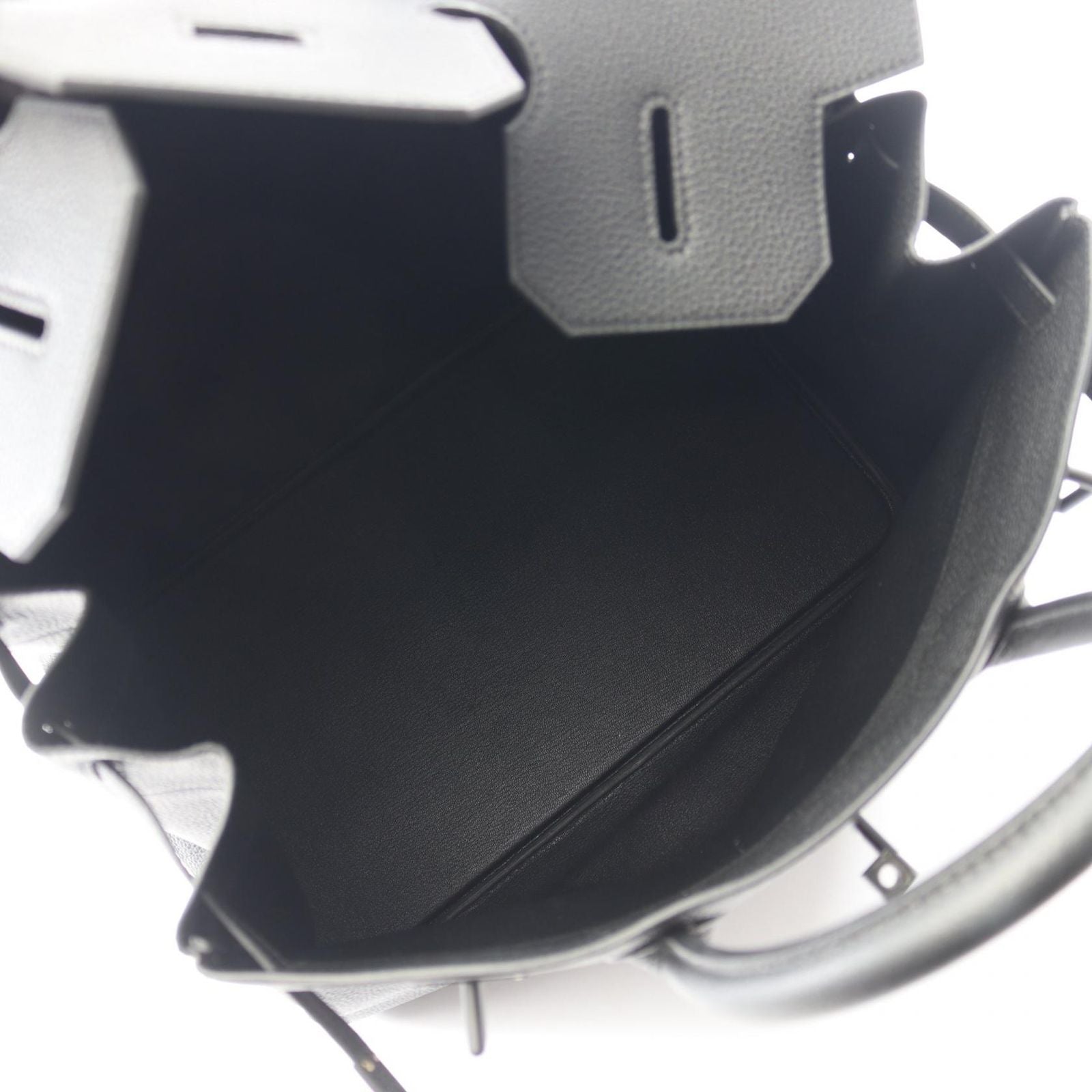 Hermes Handbag Haut a Courroies Black Leather — view 3