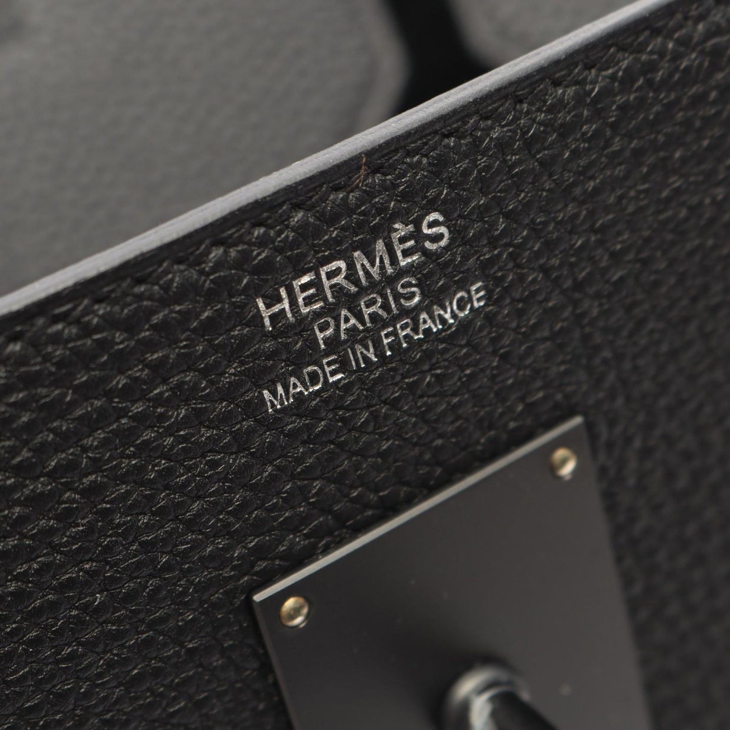Hermes Handbag Haut a Courroies Black Leather — view 4