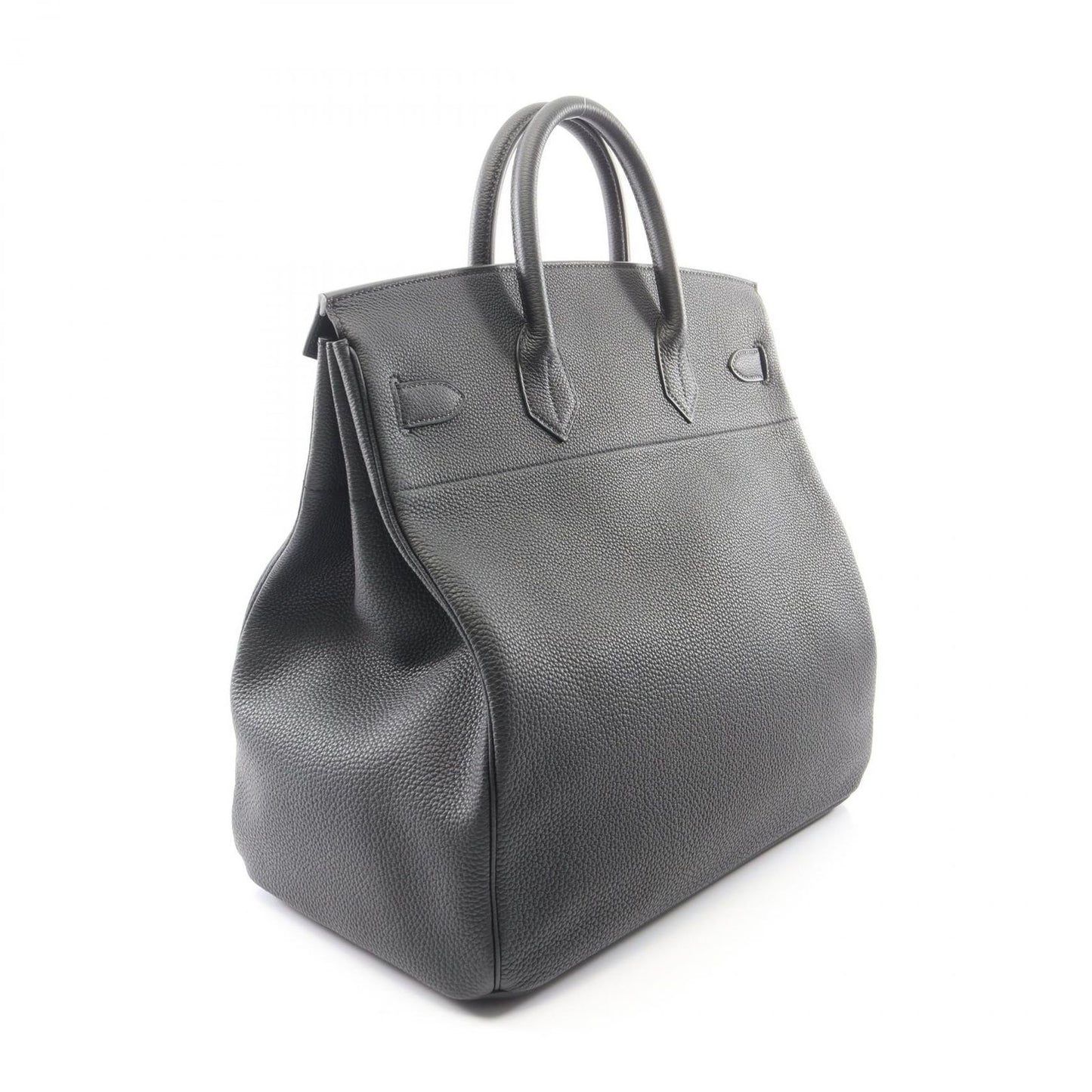 Hermes Handbag Haut a Courroies Black Leather — view 2