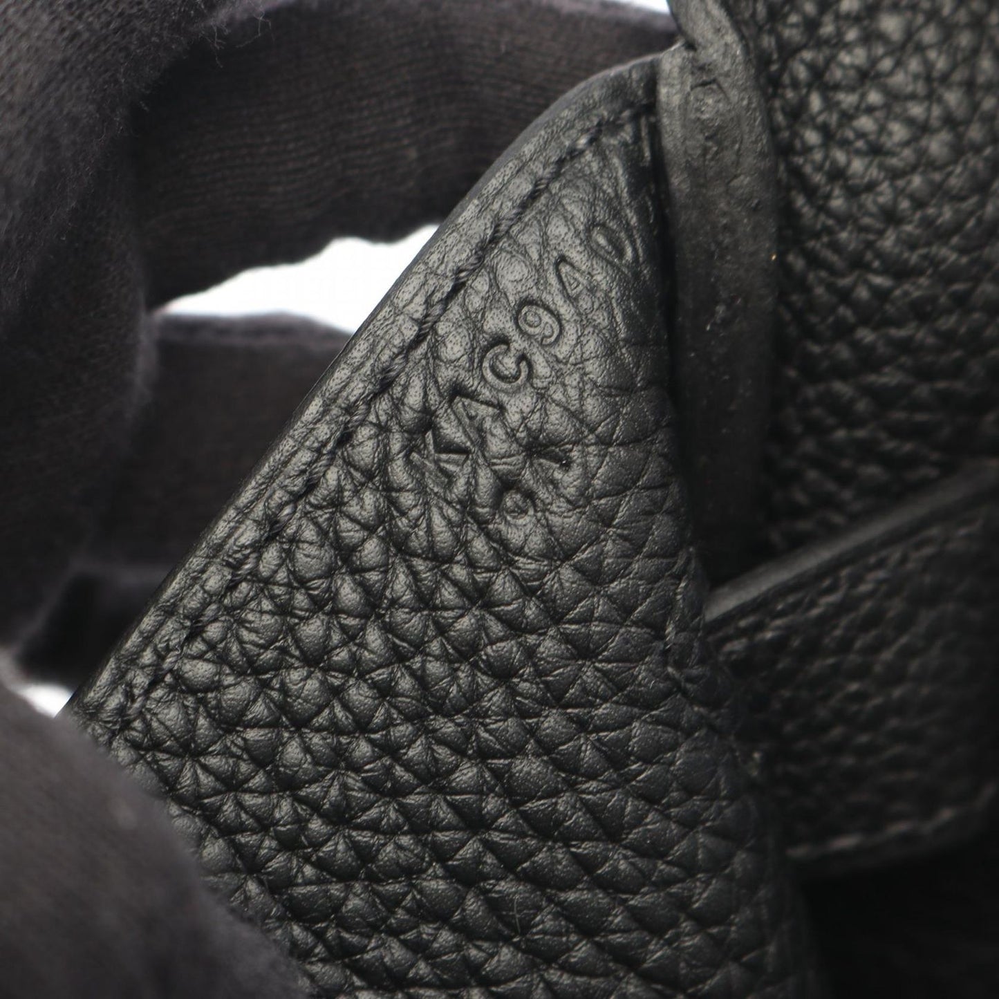Hermes Handbag Haut a Courroies Black Leather — view 5
