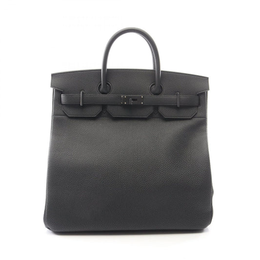 Hermes Handbag Haut a Courroies Black Leather