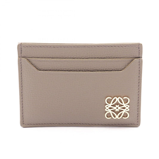 Loewe Card Case Anagram Plain Holder Top Leather