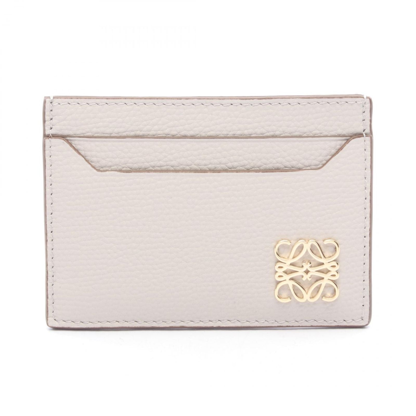 Loewe Card Case Anagram Plain Holder Togo Leather