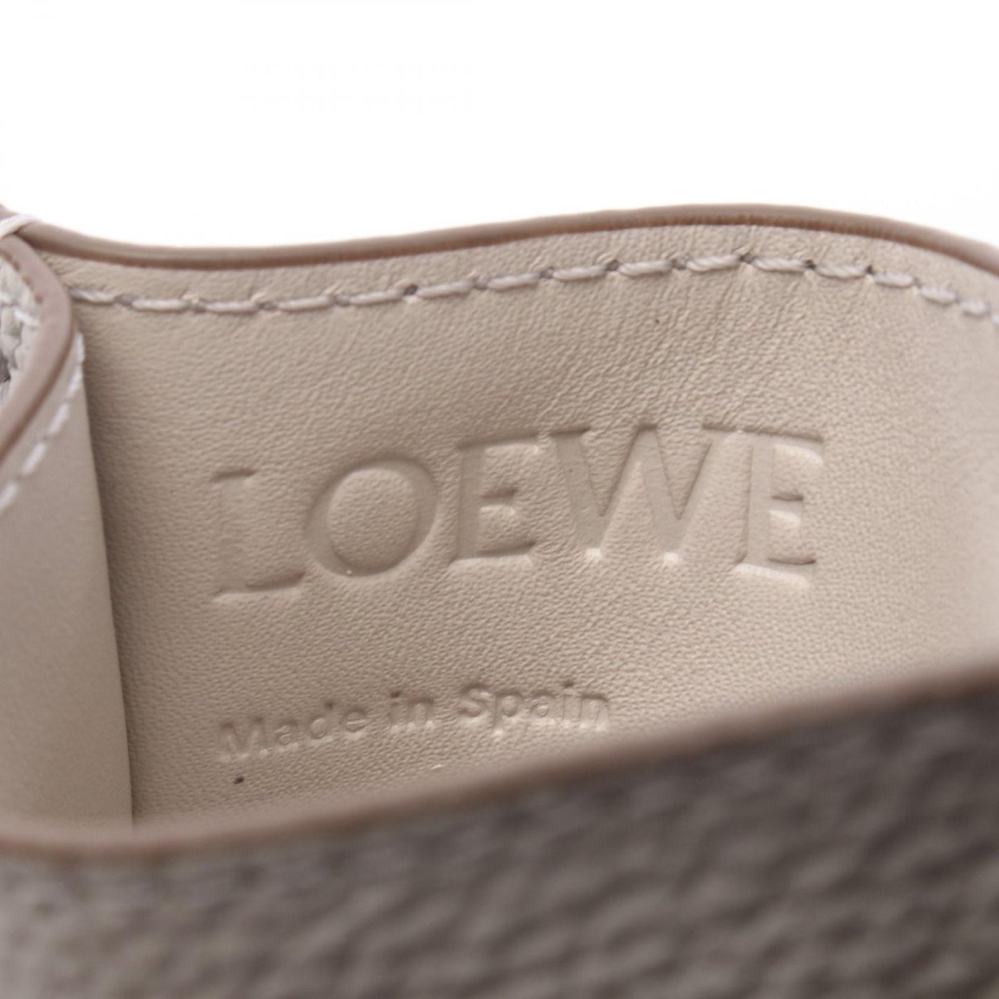 Loewe Card Case Anagram Plain Holder Togo Leather — view 4