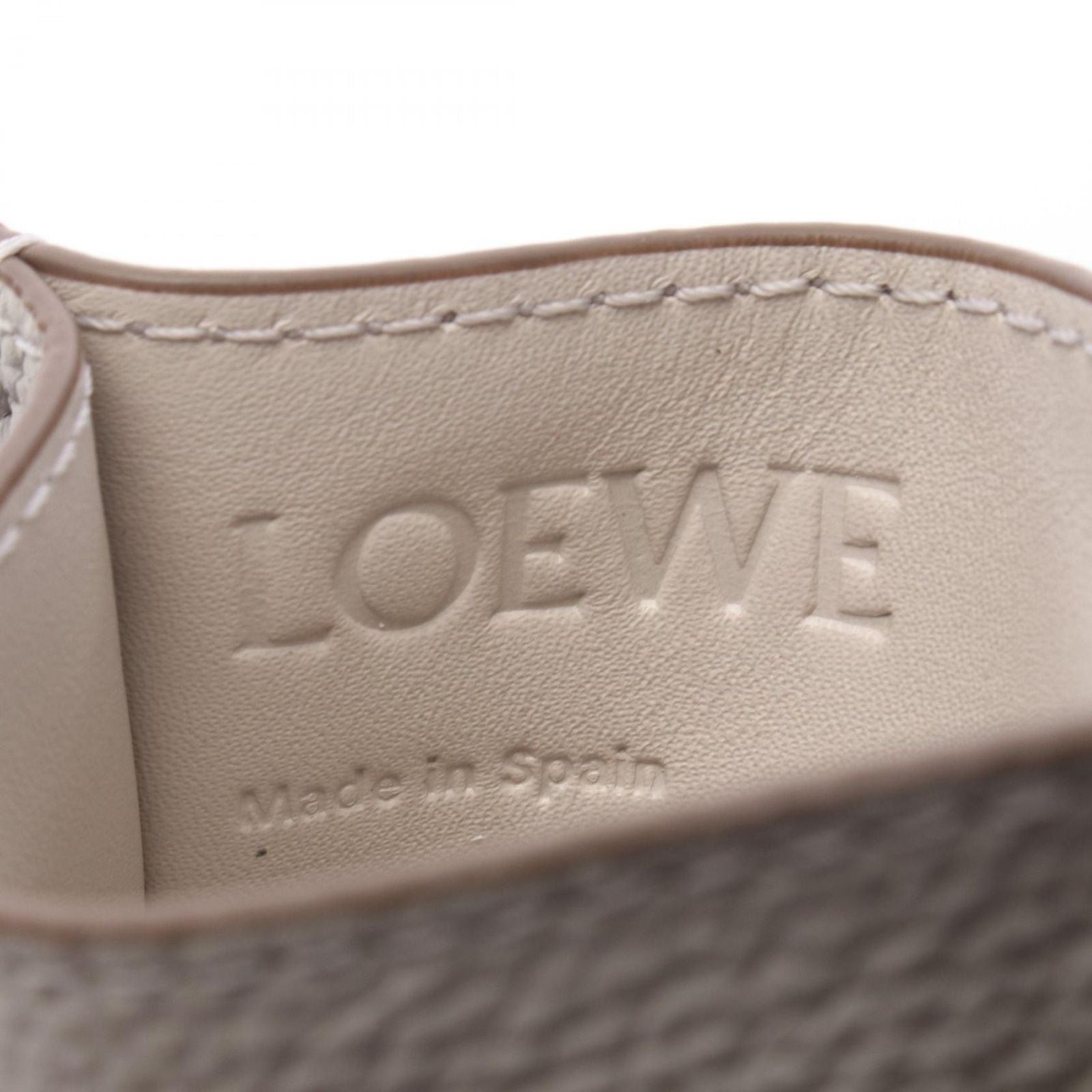 Loewe Card Case Anagram Plain Holder Togo Leather — view 4