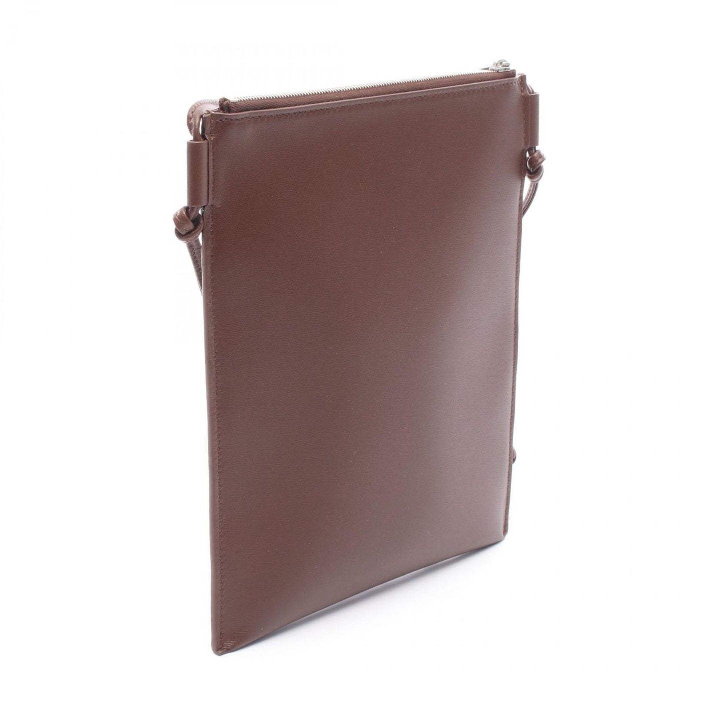 CELINE Shoulder Bag Sharp Pouch Takeaway Chocolate Leather Sharp Pouch — view 2