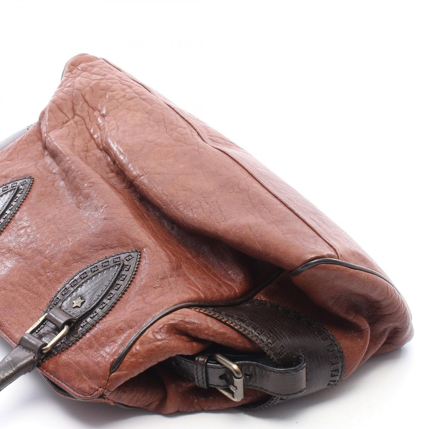 Fendi Handbag Ethonico 8 Brown Da Leather Hand — view 9
