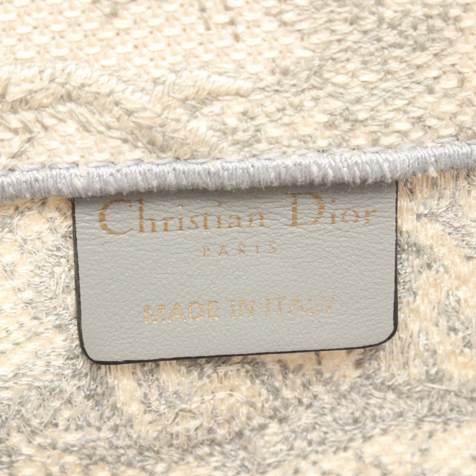 Dior Tote Book Toile de Jouy Ivory Gray Canvas — view 4