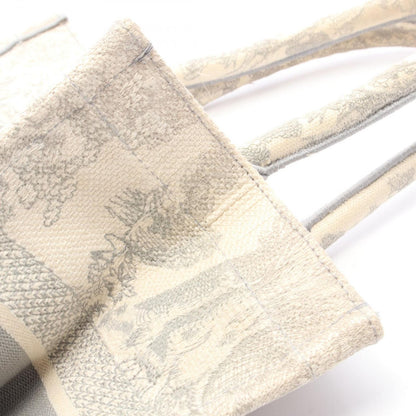 Dior Tote Book Toile de Jouy Ivory Gray Canvas — view 8