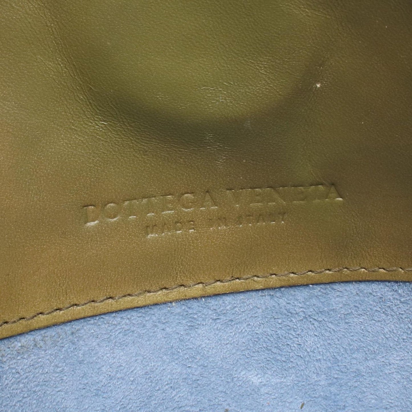 Bottega Veneta Shoulder Bag Intrecha to Gold Khaki Leather to — view 4