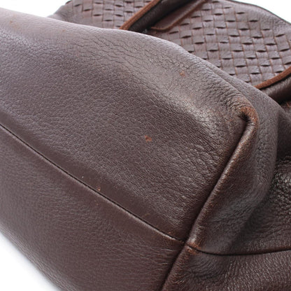 Bottega Veneta Tote Intrecciato Dark Brown Leather — view 9