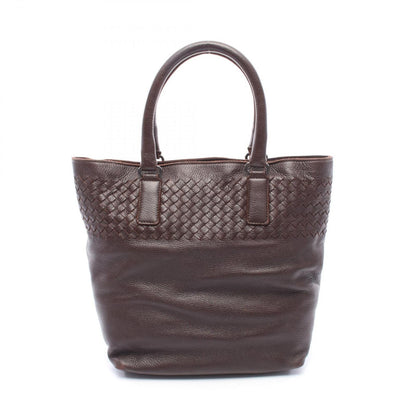 Bottega Veneta Tote Intrecciato Dark Brown Leather