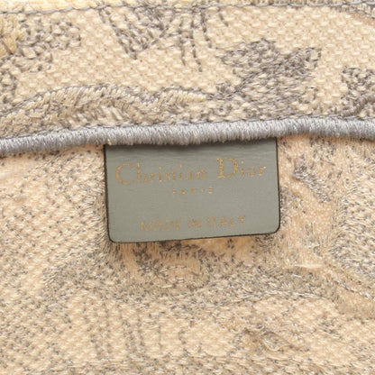 Dior Tote Book Toile de Jouy White Gray Canvas — view 4