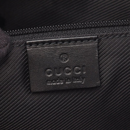 Gucci Shoulder Bag Black Canvas Leather — view 4