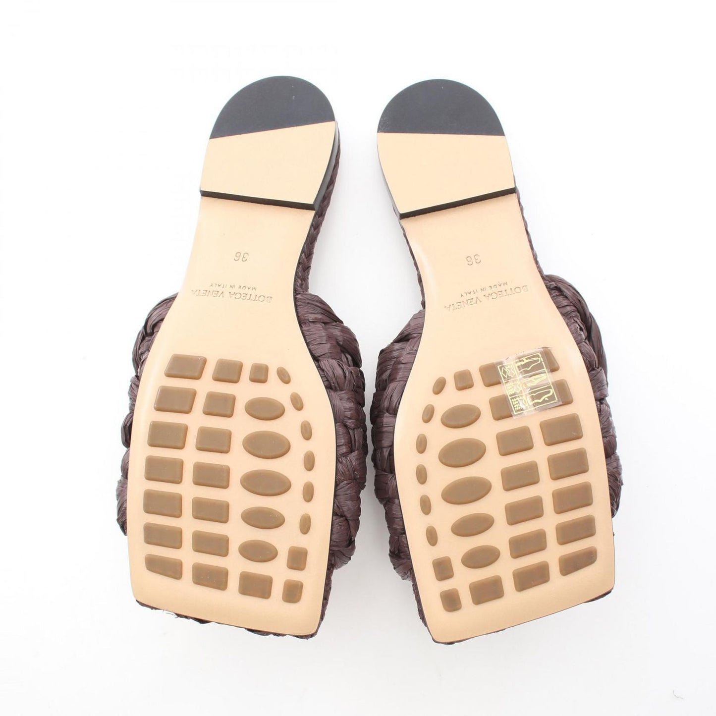 Bottega Veneta Sandals Intrecciato Brown — view 4