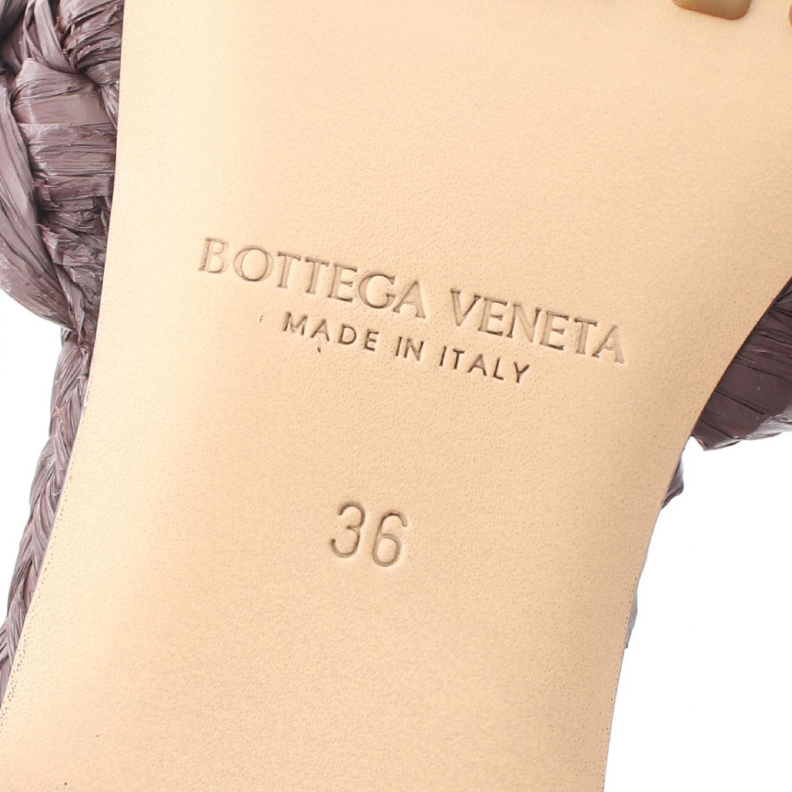Bottega Veneta Sandals Intrecciato Brown — view 6