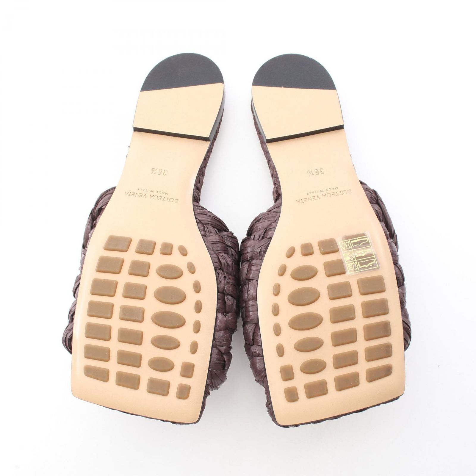 Bottega Veneta Sandals Intrecciato Brown — view 4