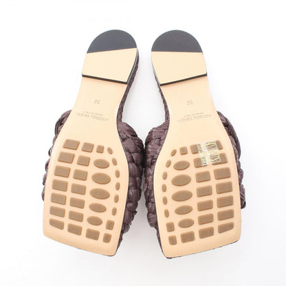Bottega Veneta Sandals Intrecciato Brown — view 4