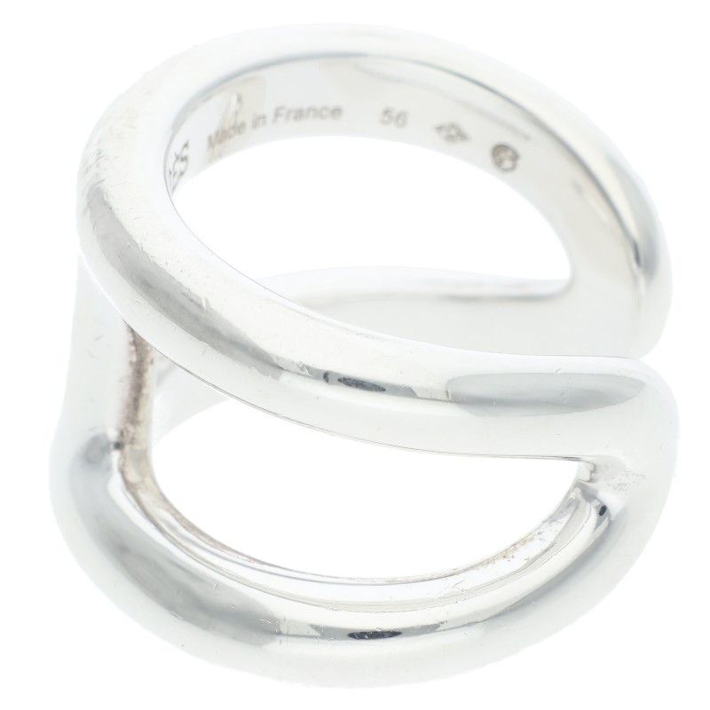 Hermes Osmose GM Silver Ring — view 4